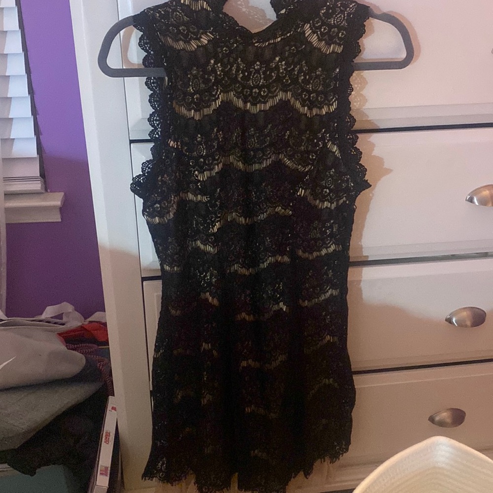 Windsor black lace dress